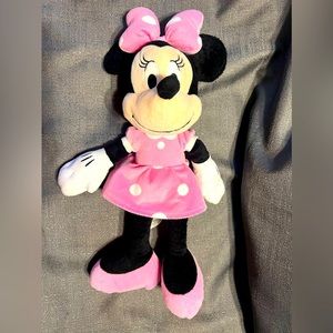 Disney Minnie Mouse pink polka dot dress 16”
